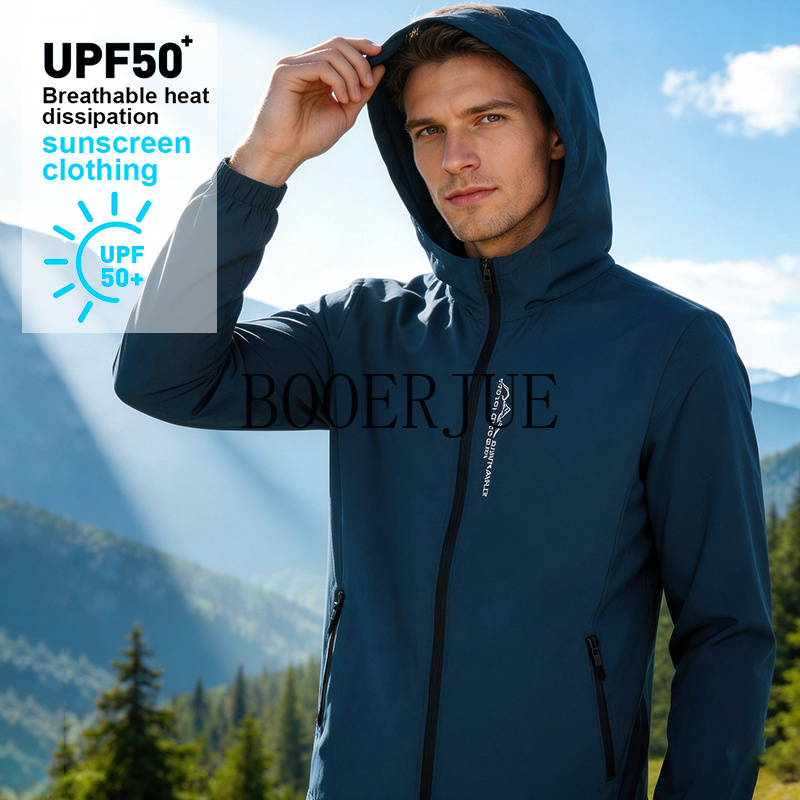 Outdoor Sport Waterproof Jacket - Chaqueta Impermeable para Hombre, Deportiva, de