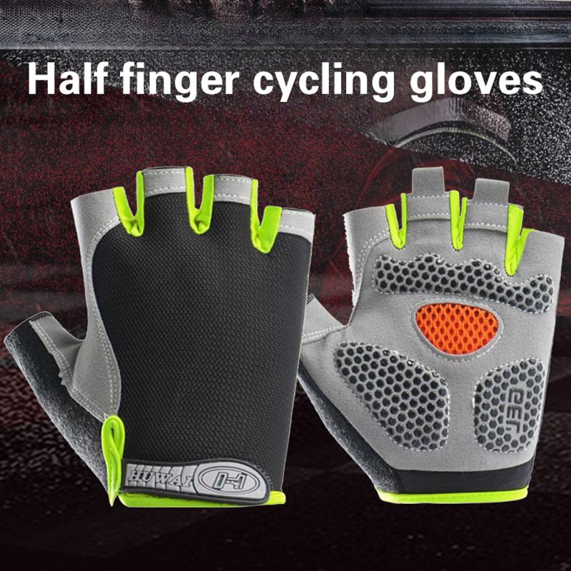 Outdoor Sport Gloves - Guantes de Ciclismo Unisex de Medio