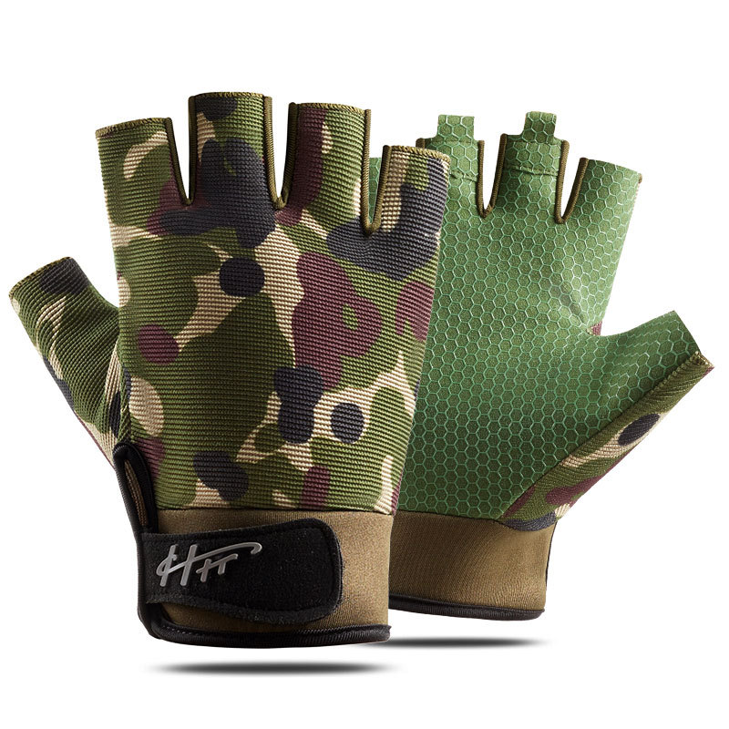 Outdoor Sport Gloves - Guantes de pesca antideslizantes de medio