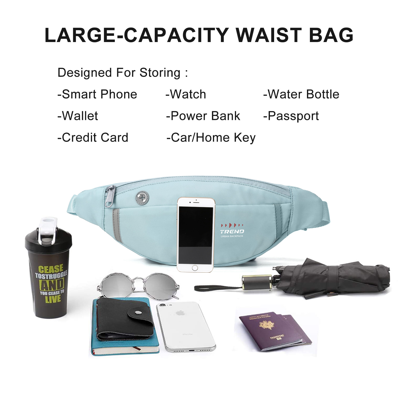 Riñonera Resistente al Agua co - Outdoor Sport Bag reseña y precio