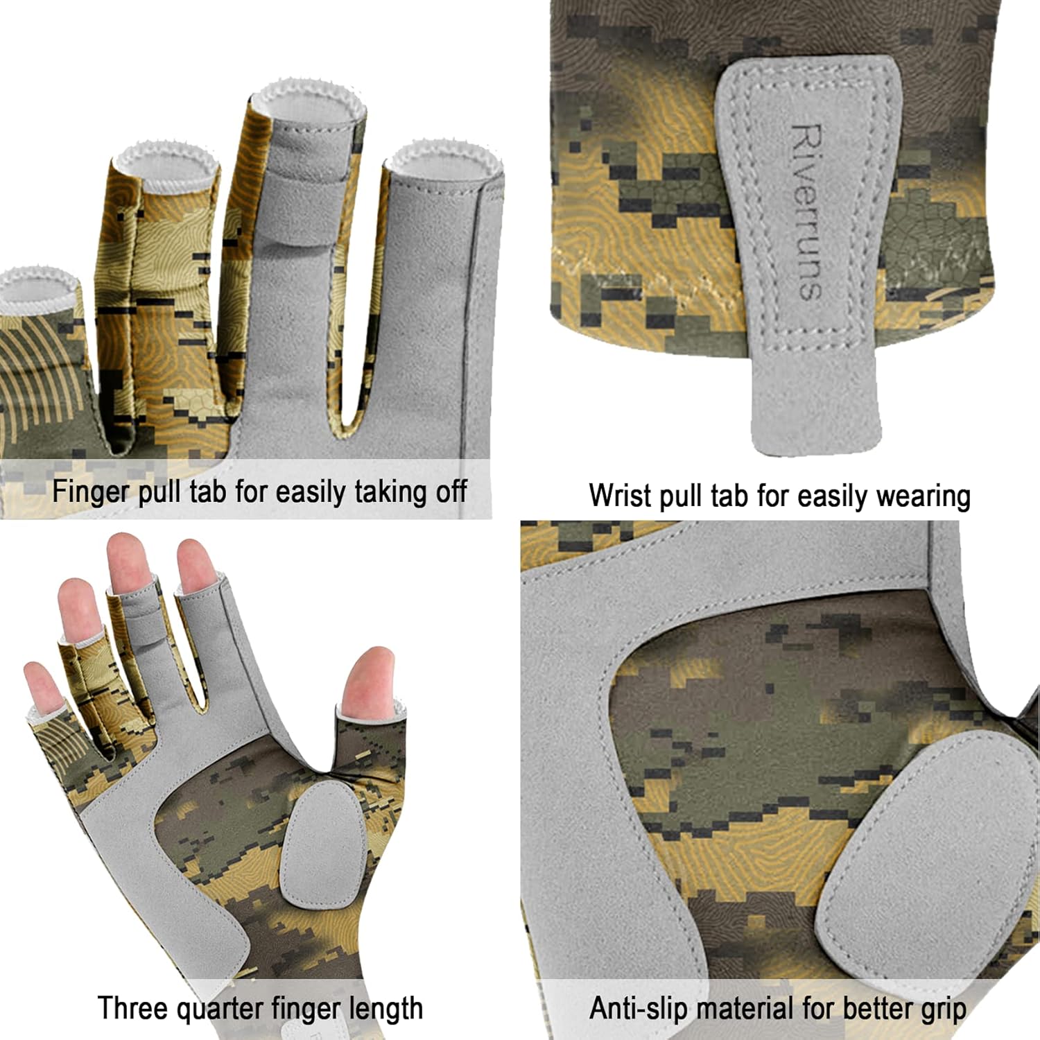 Aventik UPF50+ Guantes de pesc - Outdoor Sport Gloves reseña y precio