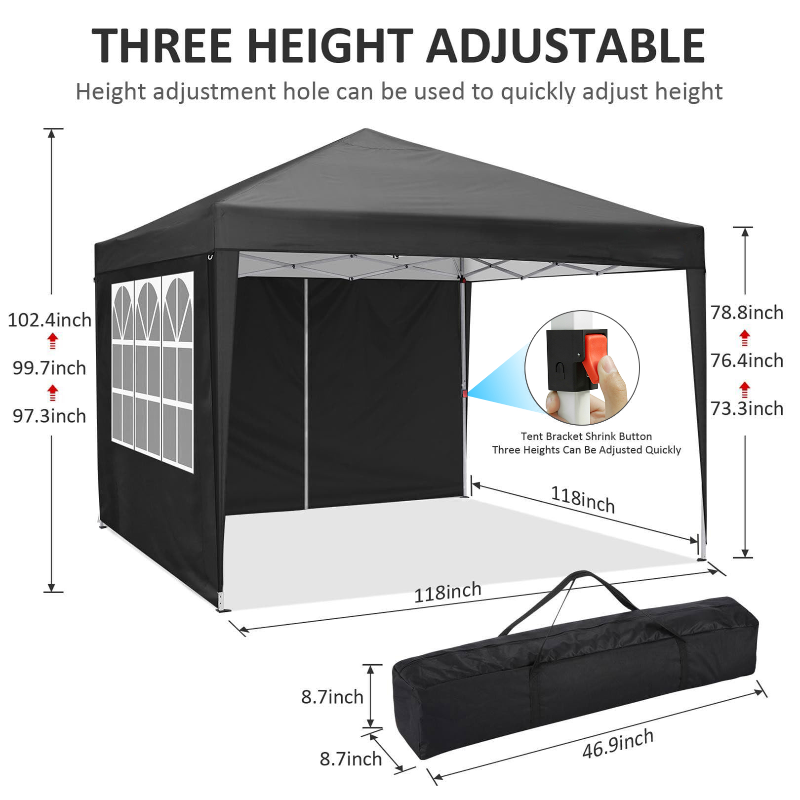 Carpa Plegable de 10x10 Pies,  - Outdoor Sports Center reseña y precio
