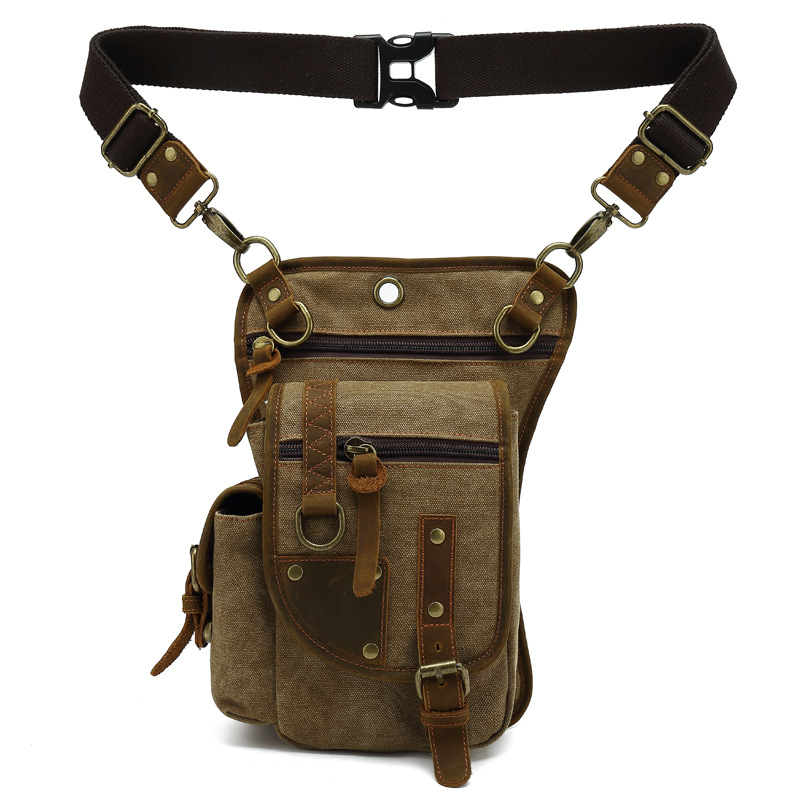 Bolsa de pierna caída de lona  - Outdoor Sport Bag reseña y precio