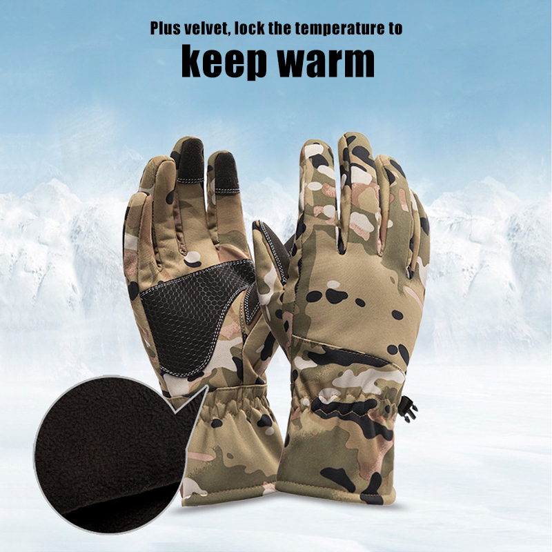 Tácticas al aire libre camufla - Outdoor Sport Gloves reseña y precio